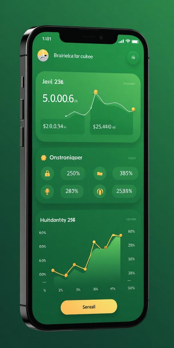 Interface do App Real Na Conta